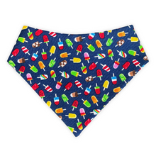 Load image into Gallery viewer, Popsicle Blue Dog Bandana
