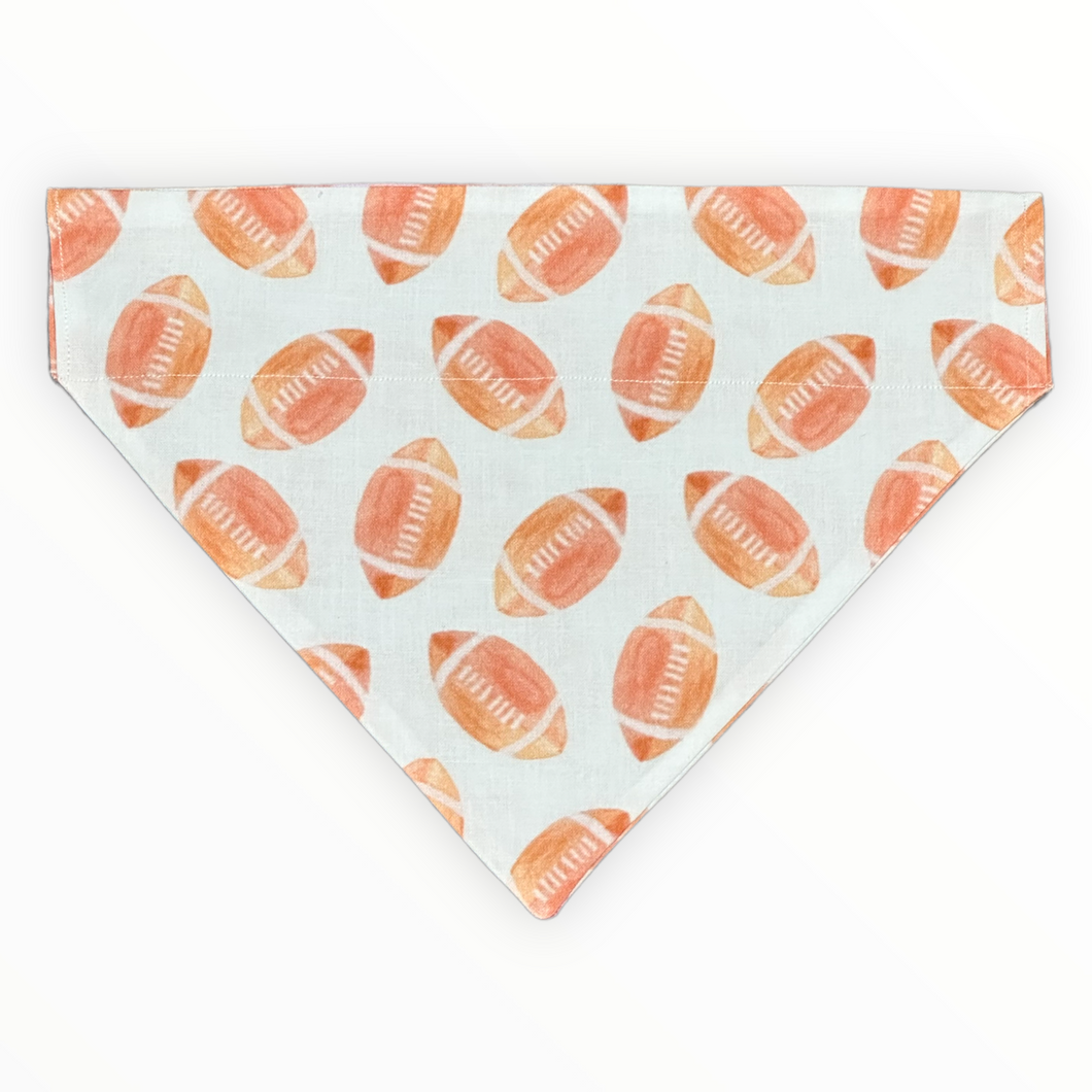 Watercolor Football Dog Bandana