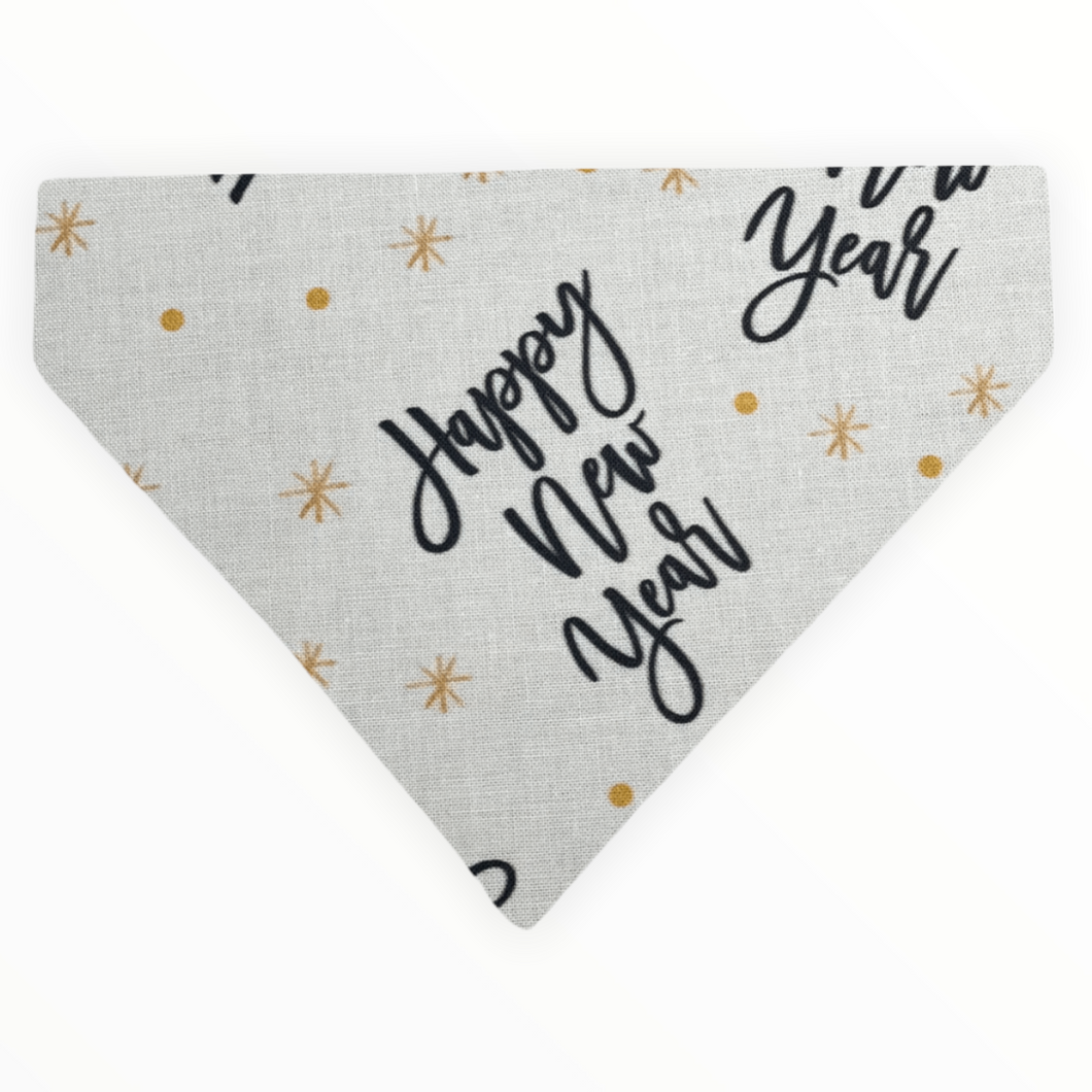 Happy New Year Dog Bandana