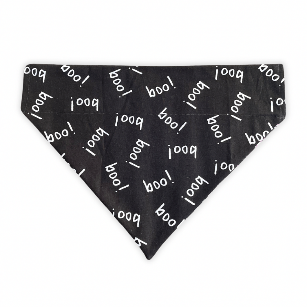 Boo! Reversible Dog Bandana