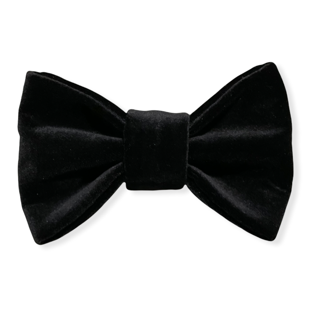 Black Velvet Bow Tie