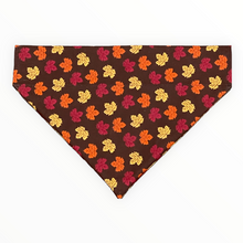 Load image into Gallery viewer, Sunflower Leaves Harvest Dog Bandana
