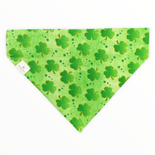 Load image into Gallery viewer, Clovers and Florals Dog Bandana
