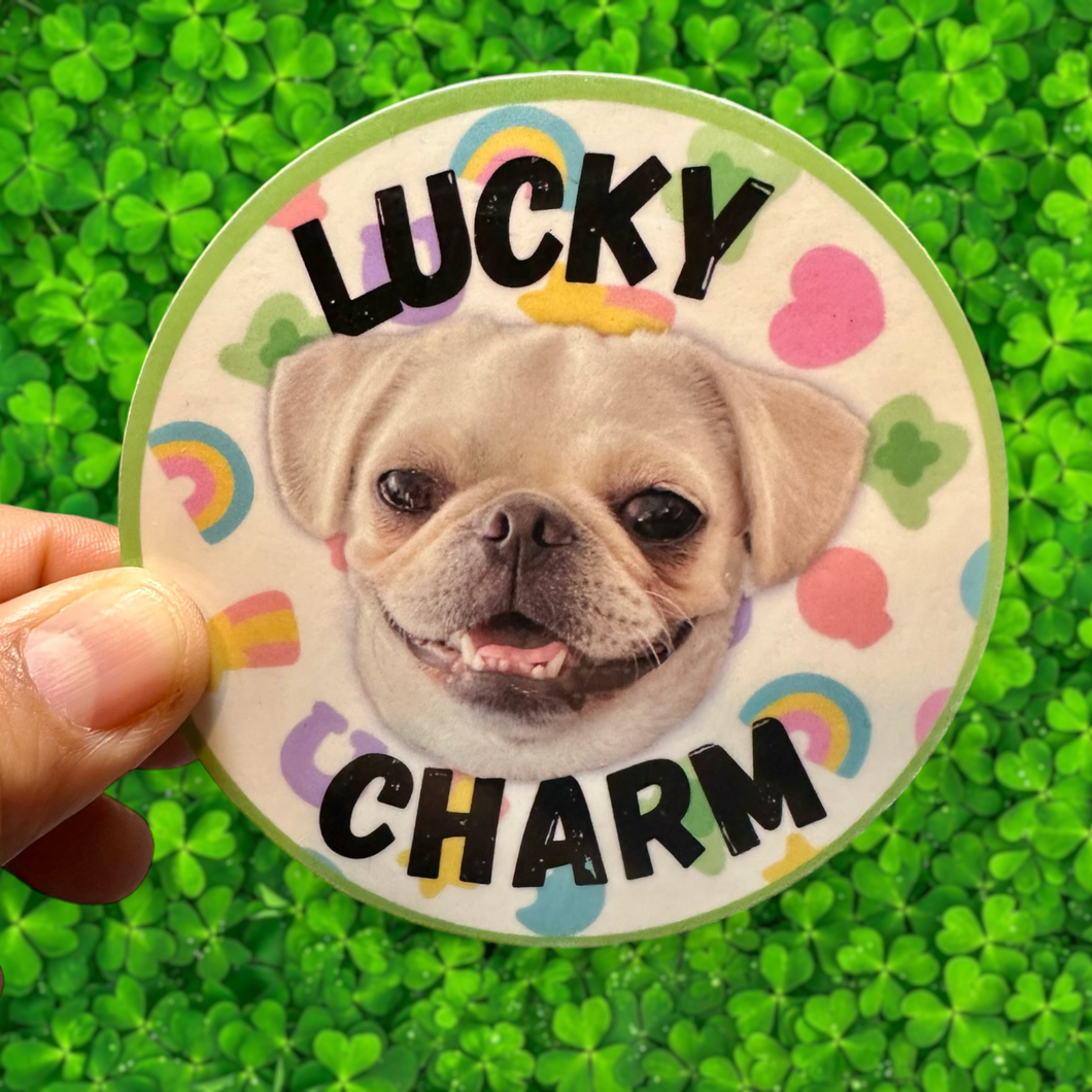 Custom My Lucky Charm Sticker