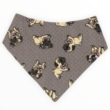 Load image into Gallery viewer, Pug Purple Dog Bandana
