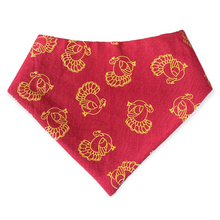 Load image into Gallery viewer, Golden Turkey Dog Bandana
