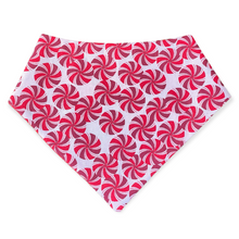 Load image into Gallery viewer, Gingerbread and Peppermints Dog Bandana
