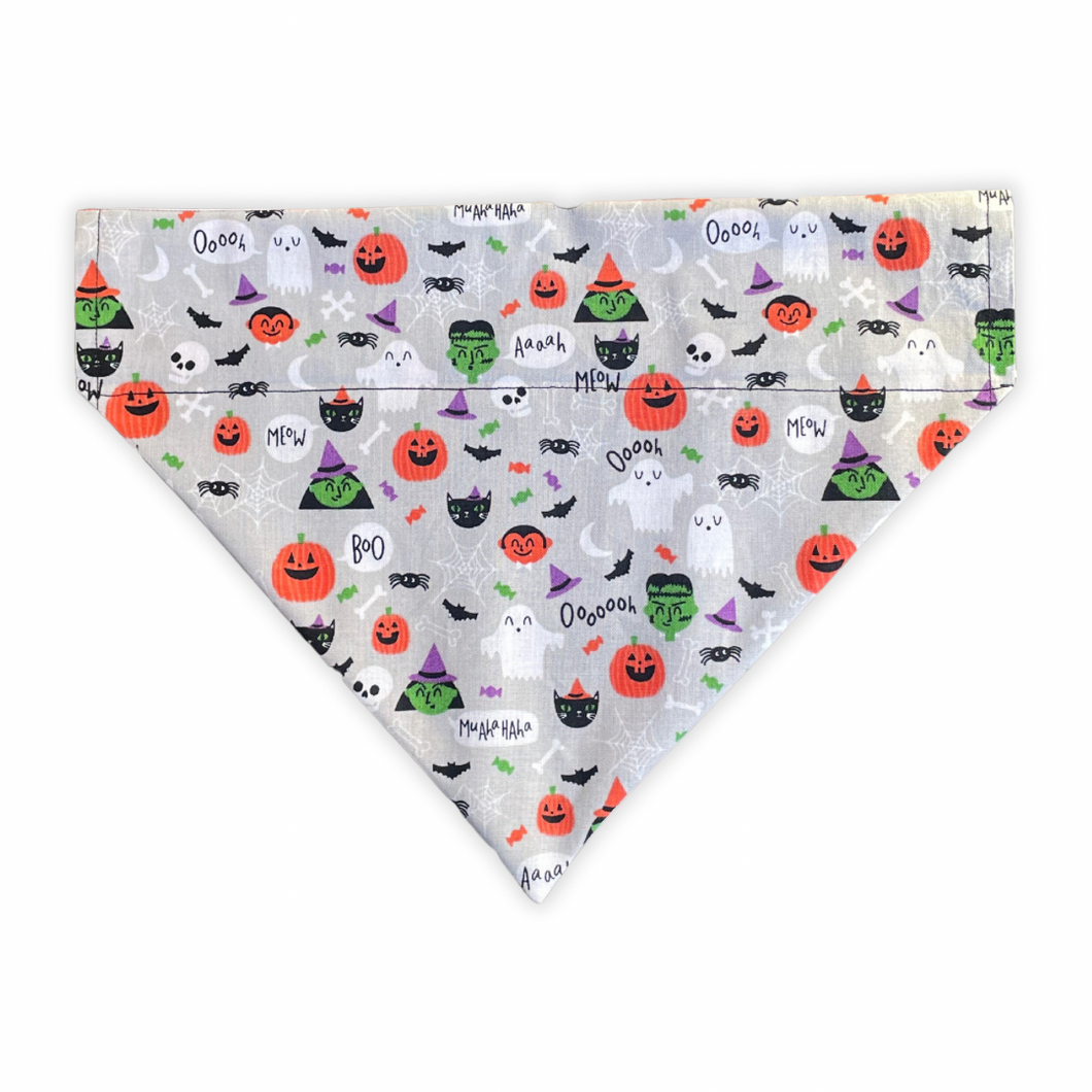 Spooky Friends Reversible Dog Bandana