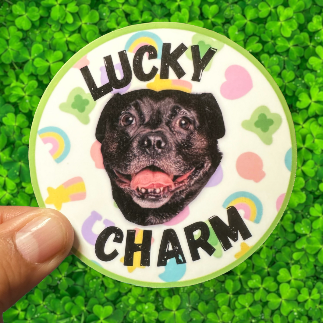 Custom My Lucky Charm Magnet