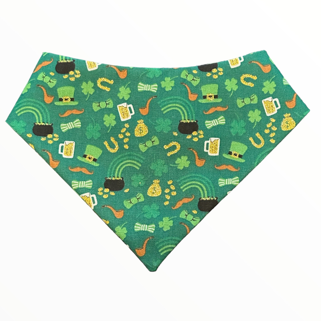 Lucky Day Glitter Dog Bandana