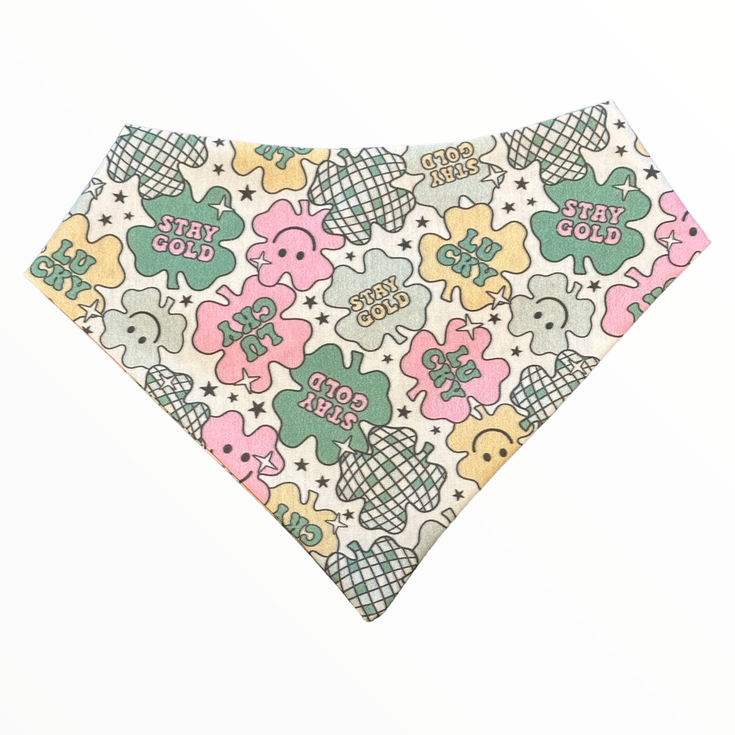 Clover Retro Dog Bandana