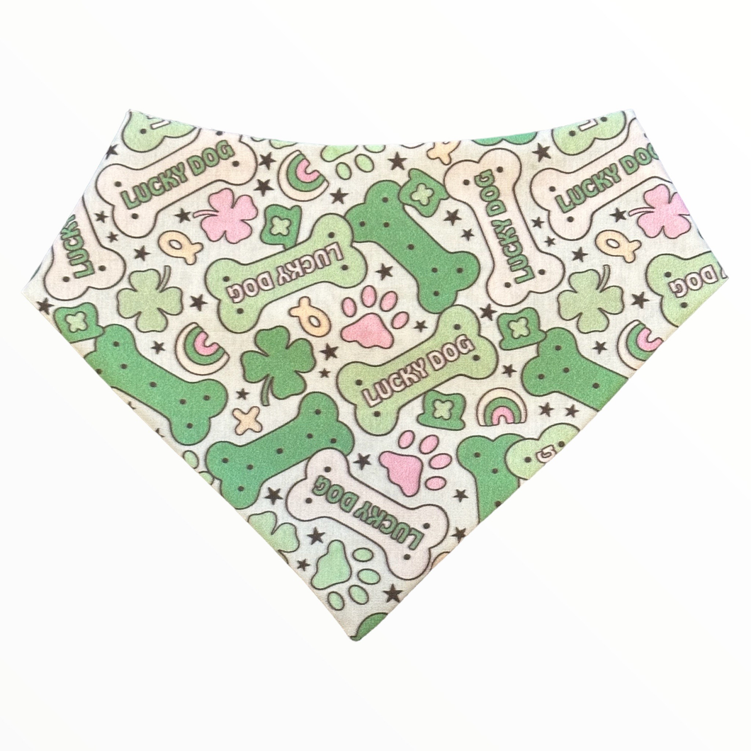 Lucky Bone Dog Bandana